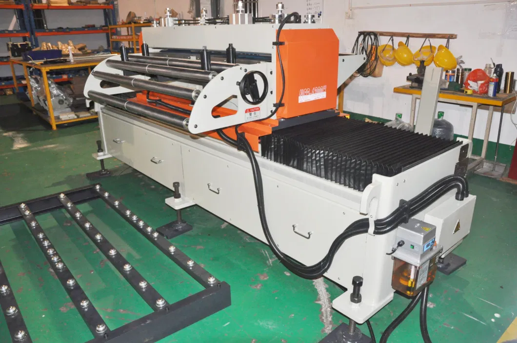 Heavy Duty Decoiler Straightener & Zigzag Servo Feeder for Circle Production Line