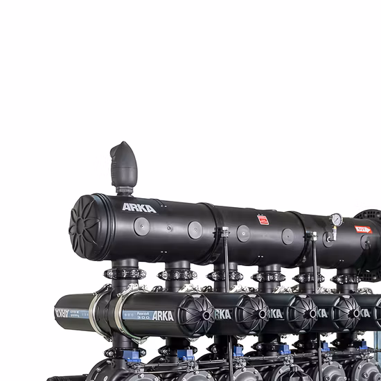 Filtre à disque de lavage à contre-courant automatique Arka/filtre à disque d'eau d'alimentation de chaudière/système de filtre à eau de chaudière